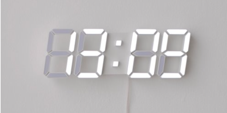 불빛과 숫자 디스플레이